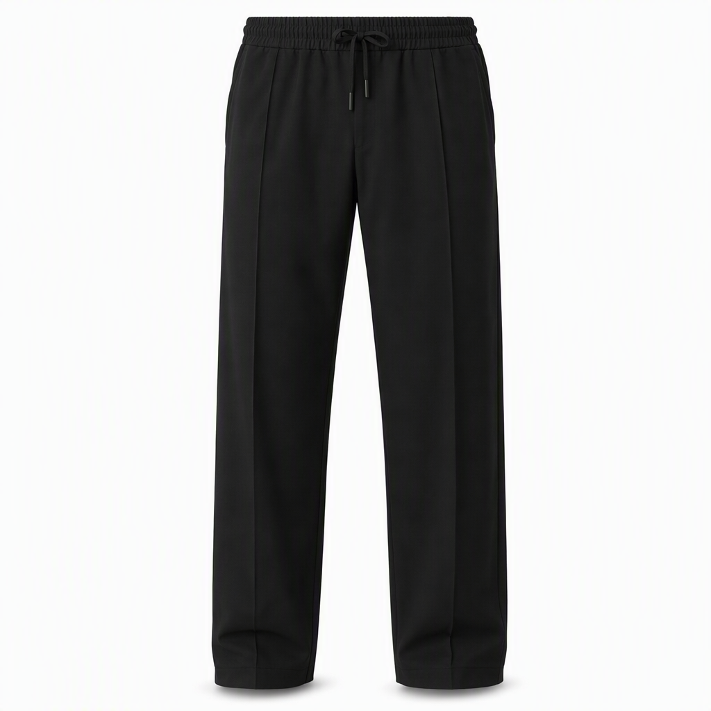 Calças esportivas masculinas de corte casual e solto