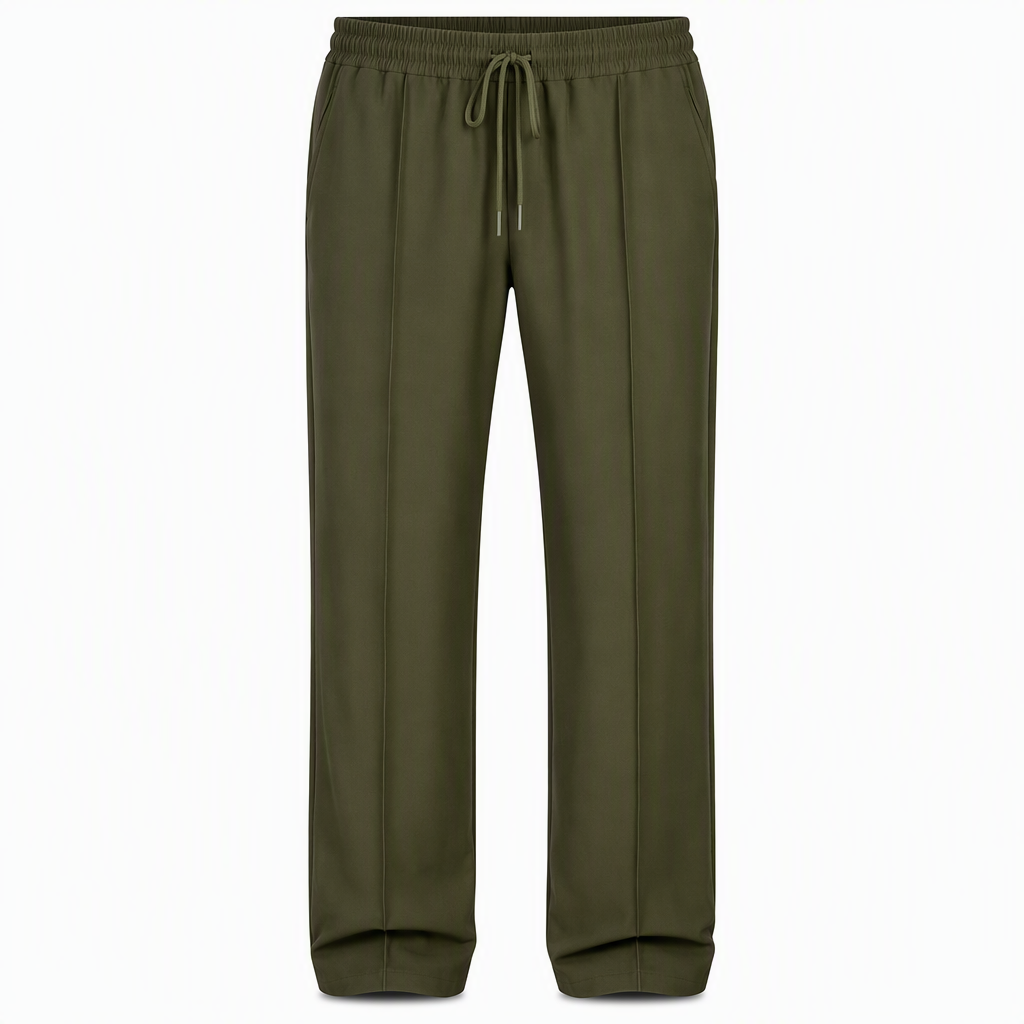 Calças esportivas masculinas de corte casual e solto