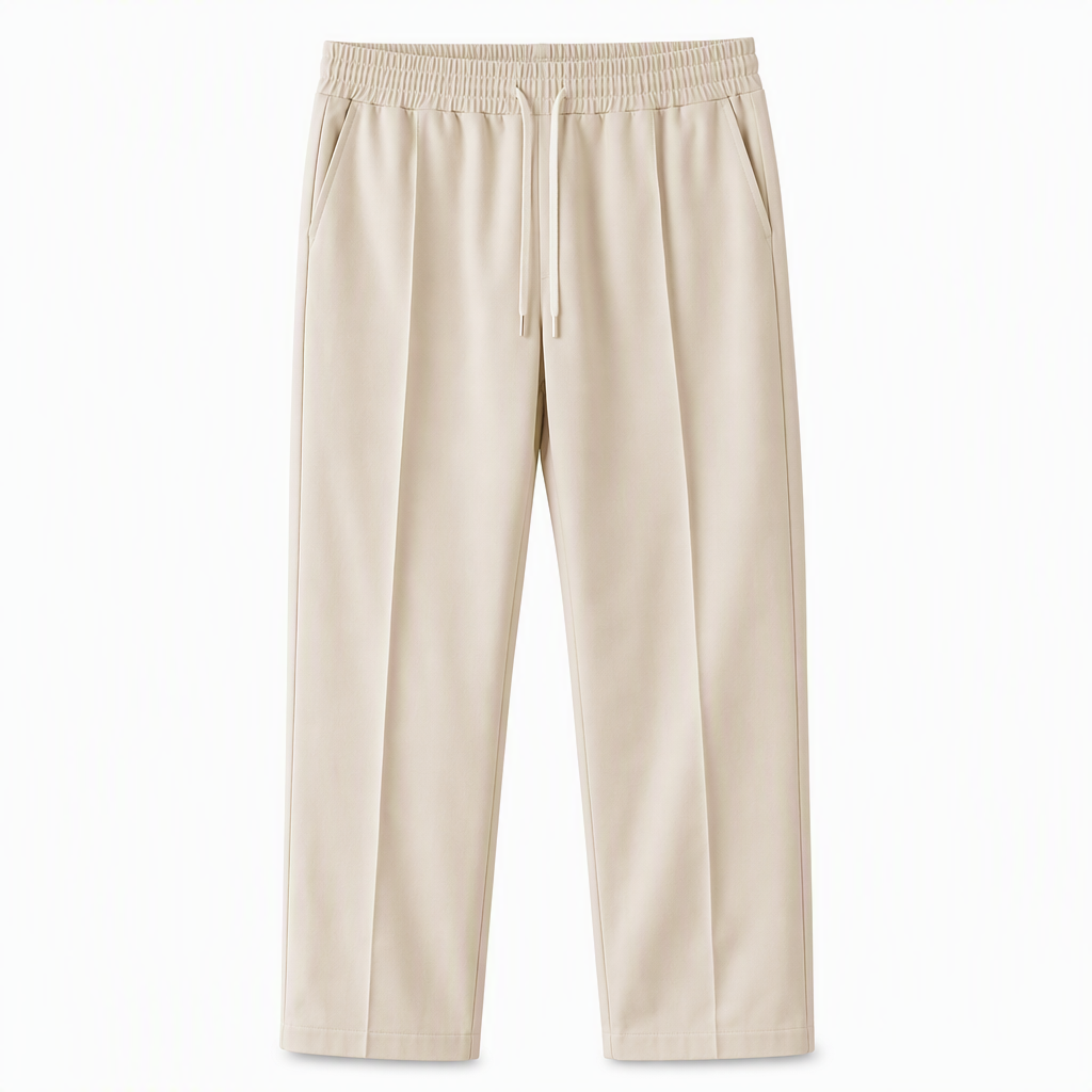 Calças esportivas masculinas de corte casual e solto