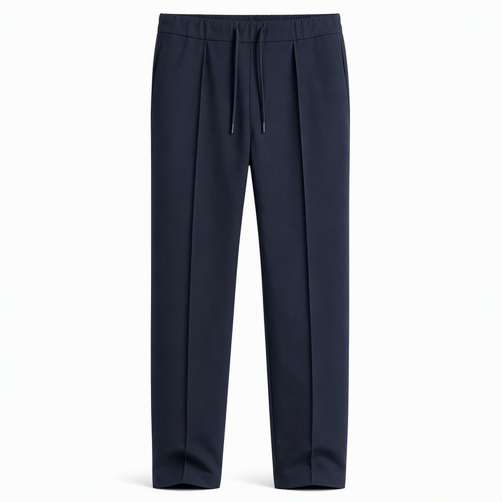 Calças esportivas masculinas de corte casual e solto