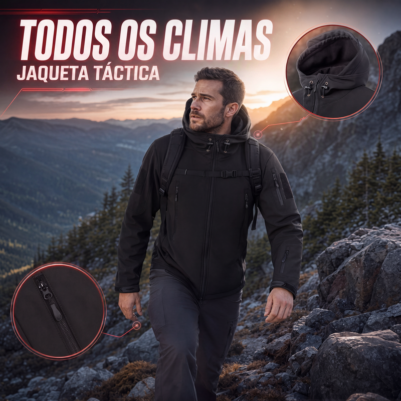 Jaqueta Masculina Impermeável e Térmica para Atividades ao Ar Livre