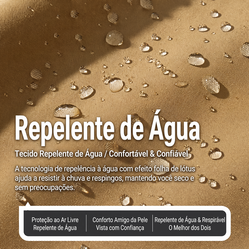 Jaqueta Masculina Impermeável e Térmica para Atividades ao Ar Livre