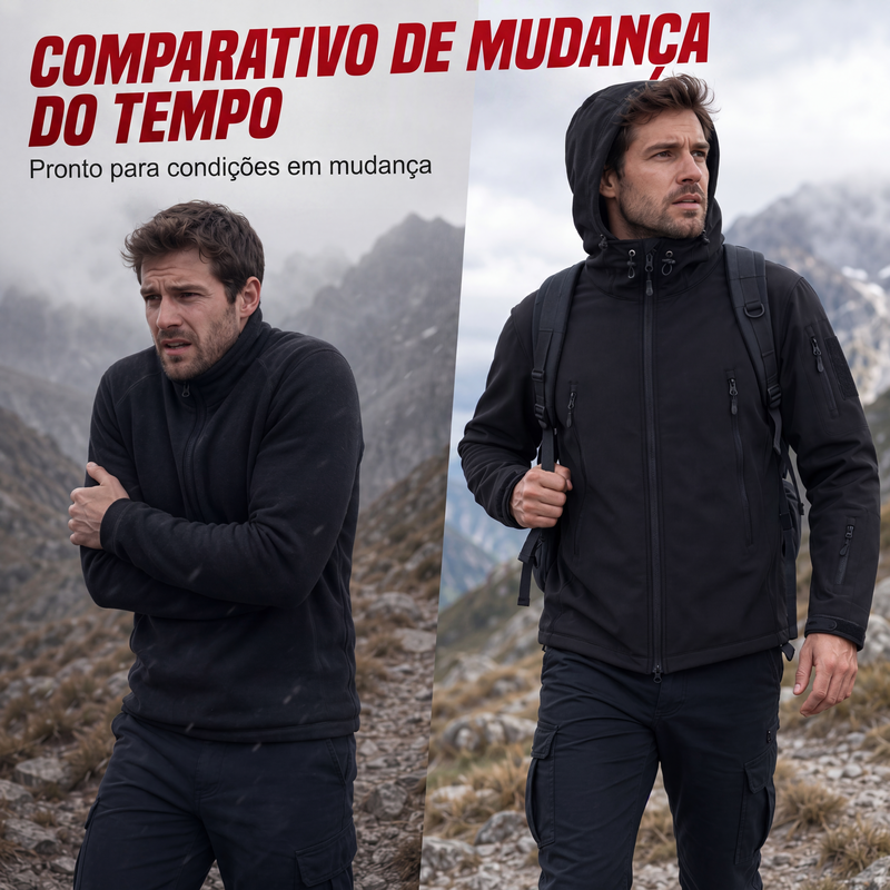 Jaqueta Masculina Impermeável e Térmica para Atividades ao Ar Livre