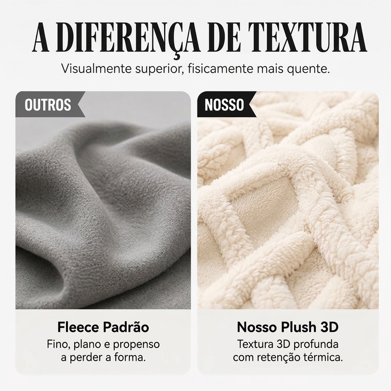 💖 Conforto Premium✨ Conjunto de Pelúcia Geométrica em Relevo – Conjunto de pelúcia em relevo quente, moderno e aconchegante para dias frios🍂👚