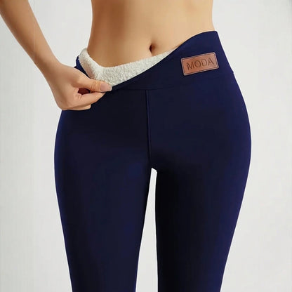 Calça Térmica de Ioga Feminina de Cintura Alta