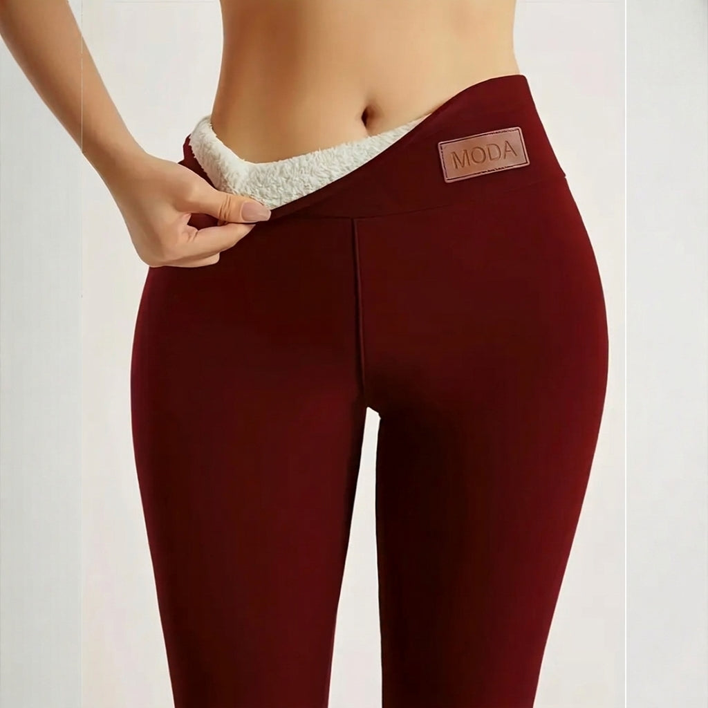 Calça Térmica de Ioga Feminina de Cintura Alta