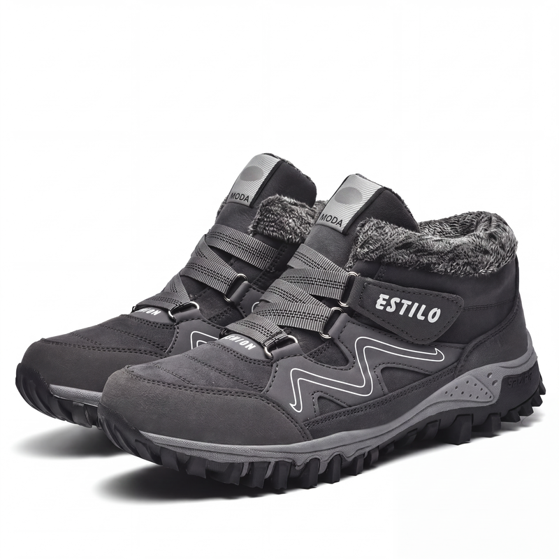 Botas unissex térmicas de tornozelo para inverno e atividades ao ar livre