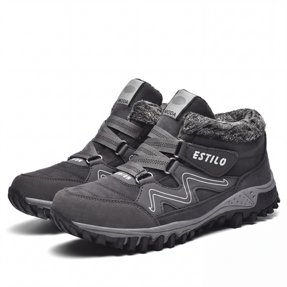 Botas unissex térmicas de tornozelo para inverno e atividades ao ar livre