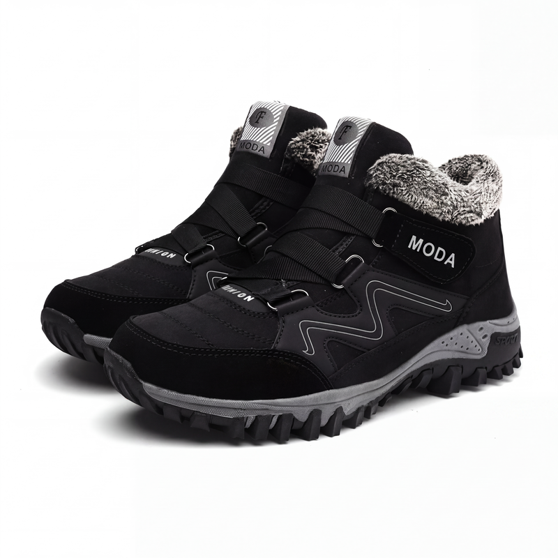 Botas unissex térmicas de tornozelo para inverno e atividades ao ar livre