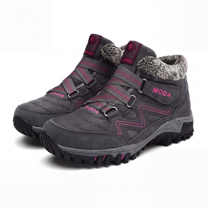 Botas unissex térmicas de tornozelo para inverno e atividades ao ar livre