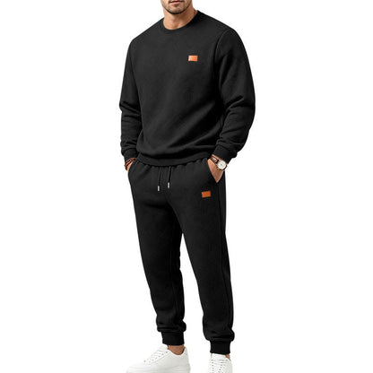 Conjunto Esportivo Casual Masculino em Jacquard Texturizado