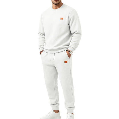 Conjunto Esportivo Casual Masculino em Jacquard Texturizado