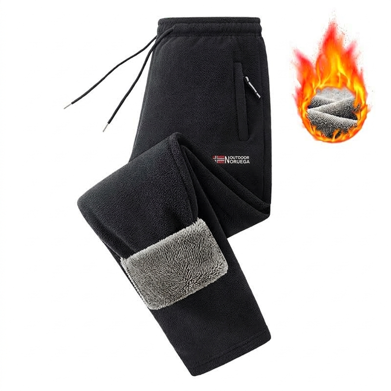 Calças de lã grossas e quentes unissex
