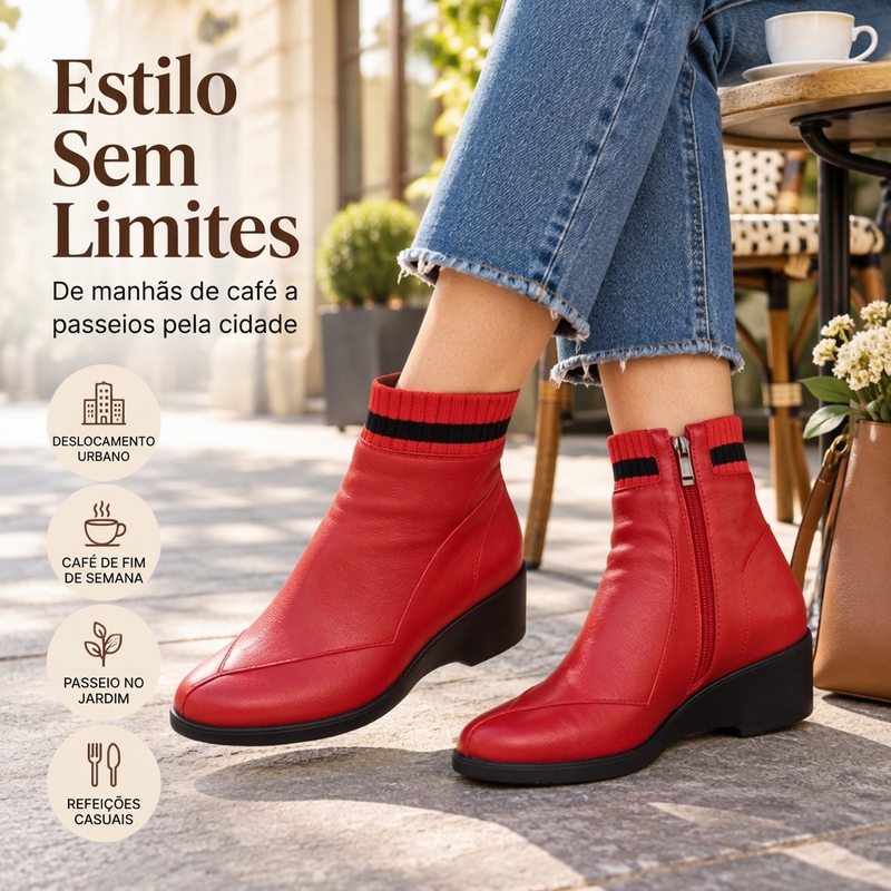 Botas Femininas Confortáveis, Quentes e Antiderrapantes