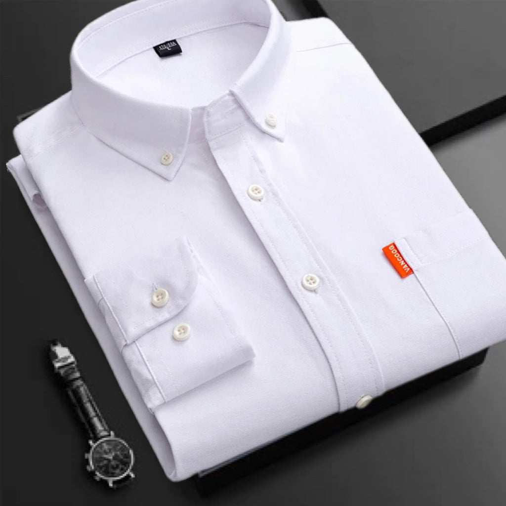 💥Compra 2 envío gratis💥Camisa de cuello abotonado oxford para hombre de alta calidad