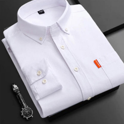 💥Compra 2 envío gratis💥Camisa de cuello abotonado oxford para hombre de alta calidad