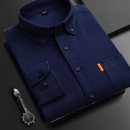 💥Compra 2 envío gratis💥Camisa de cuello abotonado oxford para hombre de alta calidad