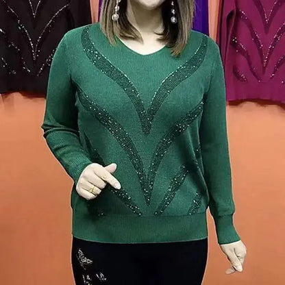 🔥Dos piezas envío gratuito💝Ropa casual de mujer con mangas largas escote en v