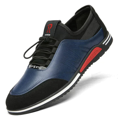 Scarpe in pelle traspiranti e casual per uomo