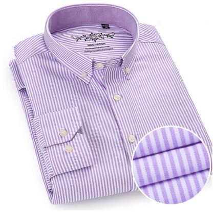 ✈Compre 2 y reciba el envío gratis🔥Camisa oxford de botones para hombre de alta calidad