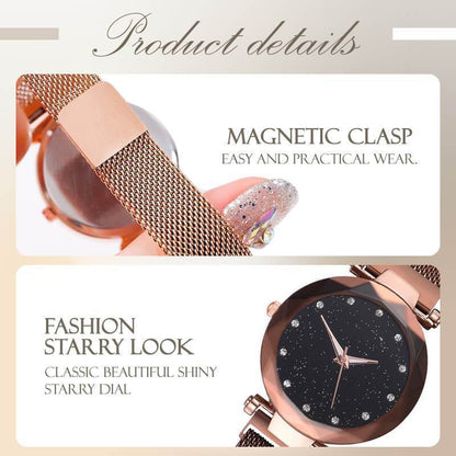 Reloj con cielo estrellado: una idea de regalo perfecta-1