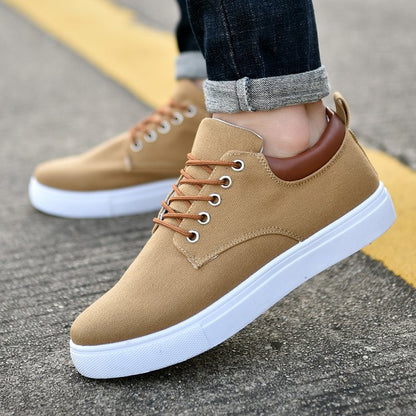 Zapatillas de lona versátiles y casuales para hombre