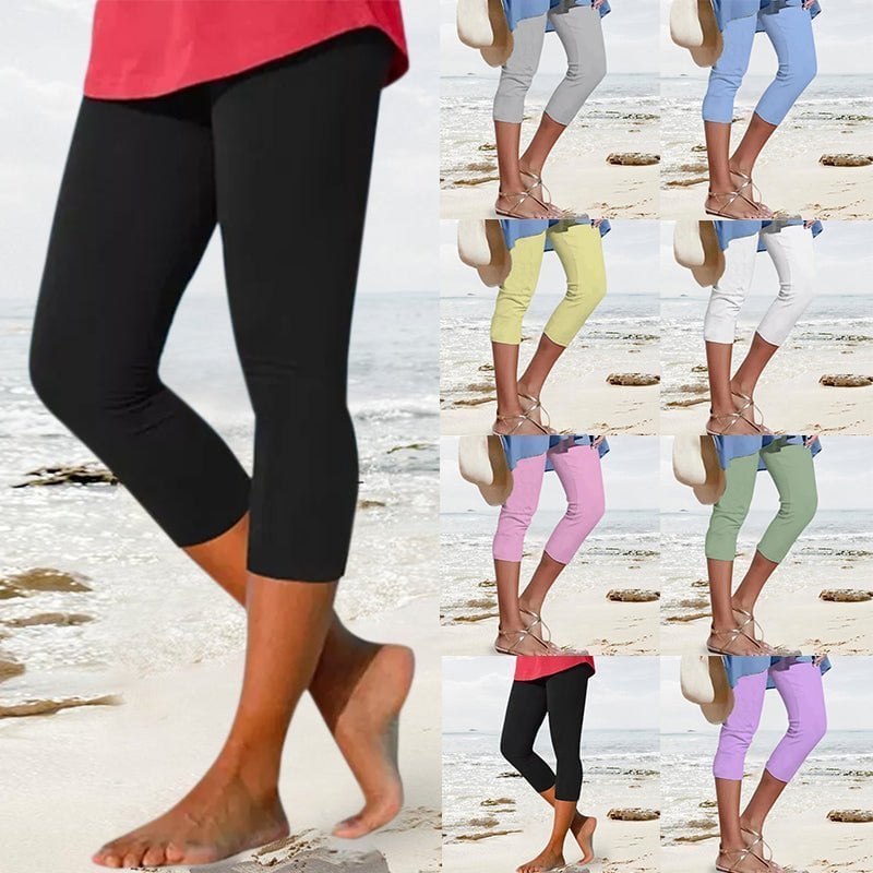 Leggings informales lisos de mujer