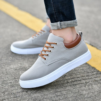 Zapatillas de lona versátiles y casuales para hombre