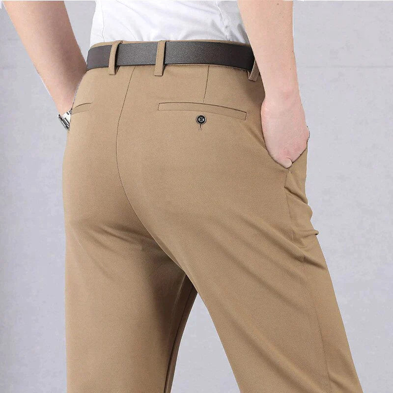 （Compra 2 envío gratis）🔥Pantalones clásicos de hombre de alta elasticidad🔥-11