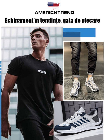 Promoción Día del Padre-Zapatos casuales de malla transpirable para hombre