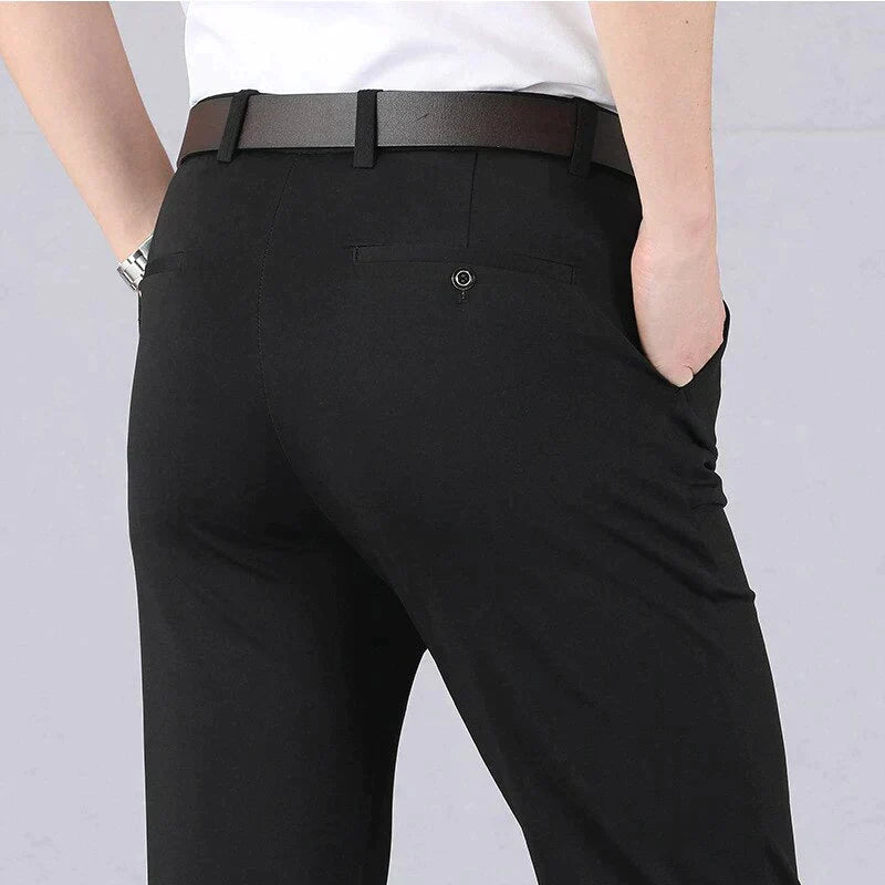 （Compra 2 envío gratis）🔥Pantalones clásicos de hombre de alta elasticidad🔥-14