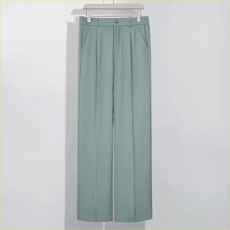 Pantalones rectos suaves y transpirables