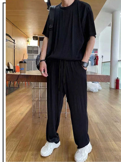 Conjunto de 2 piezas de manga larga para hombre（50% DE DESCUENTO）