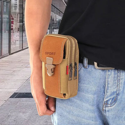 🎊🎊Regalos prácticos🎊🎊 - Bolsa multifuncional para hombre con cinturón y teléfono móvil✨✨