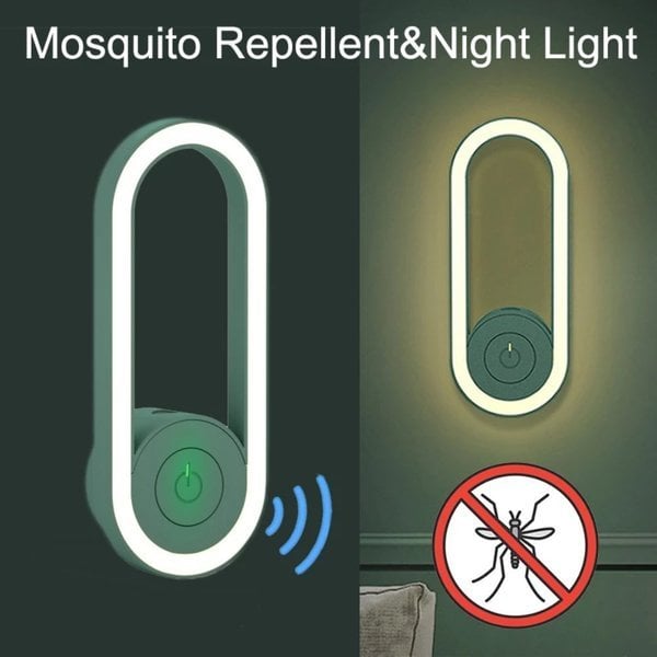 2024 Venta caliente -Frequency conversión Ultrasonic Mosquito Killer con luz LED para dormir