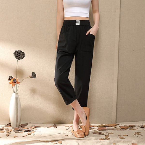 👋Pantalones Harem rectos sueltos de moda para mujer👋（😍Oferta de ropa de muje😍）