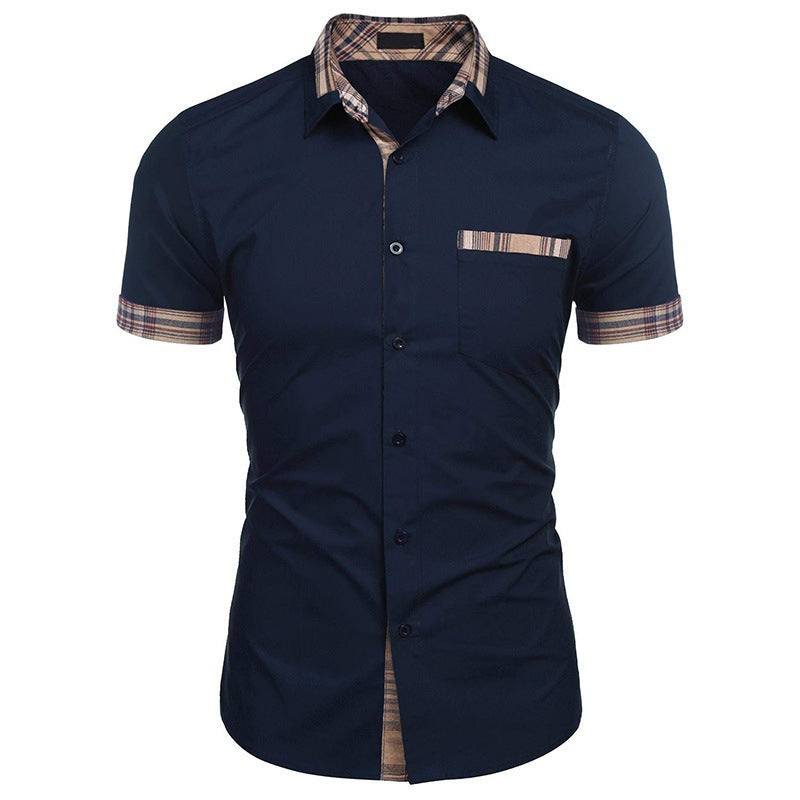 Camisa transpirable informal de verano para hombre.