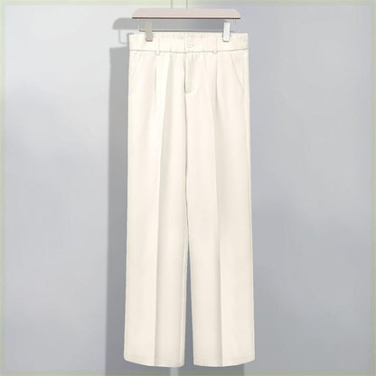 Pantalones rectos suaves y transpirables