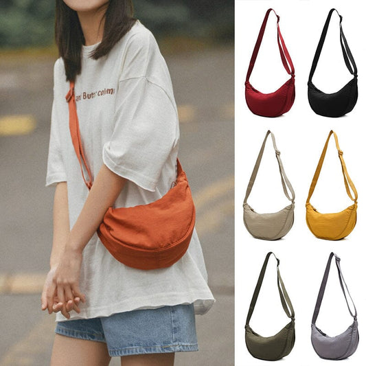 ?HOT SALES - 49% RABAT?SIMPLE WOMEN DUMPLING CROSSBODY BAG