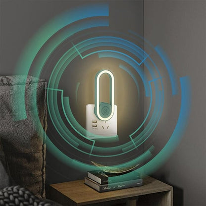 2024 Venta caliente -Frequency conversión Ultrasonic Mosquito Killer con luz LED para dormir