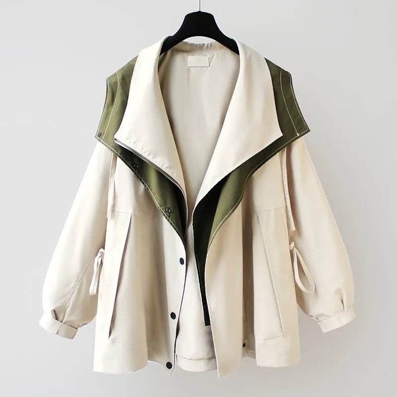 Casual Popular Trench Chaqueta impermeable al aire libre