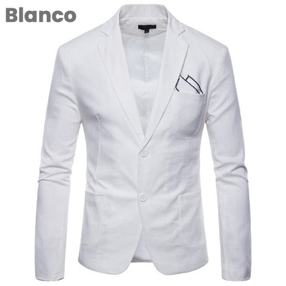 Blazer De Vestir De Corte Clásico Para Hombre