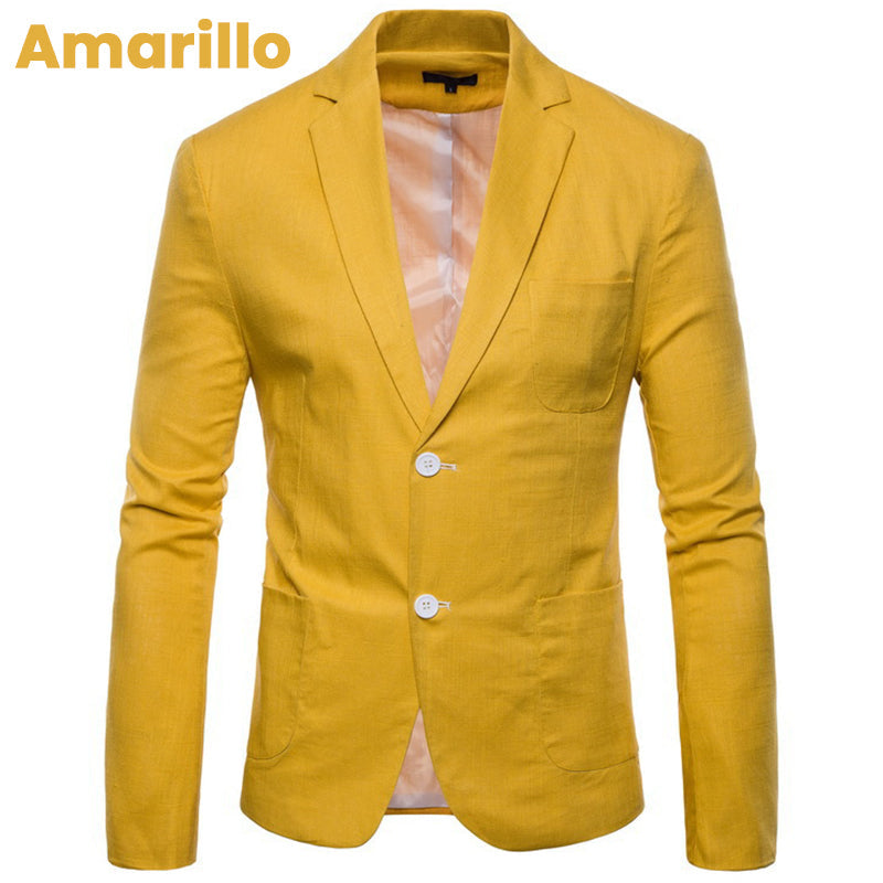 Blazer De Vestir De Corte Clásico Para Hombre