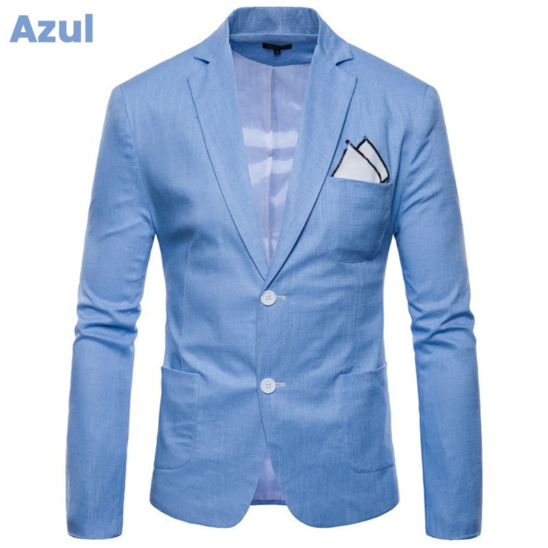 Blazer De Vestir De Corte Clásico Para Hombre